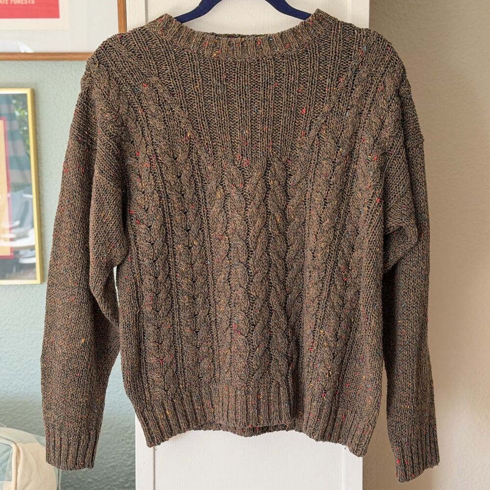 Vintage Outback Red Chunky Knit Sweater - M